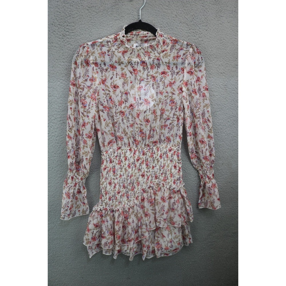 Princess Polly Guetta Mini Dress-Sheer Smocked-Size 4-Fairy-NWT-Cottagecore
